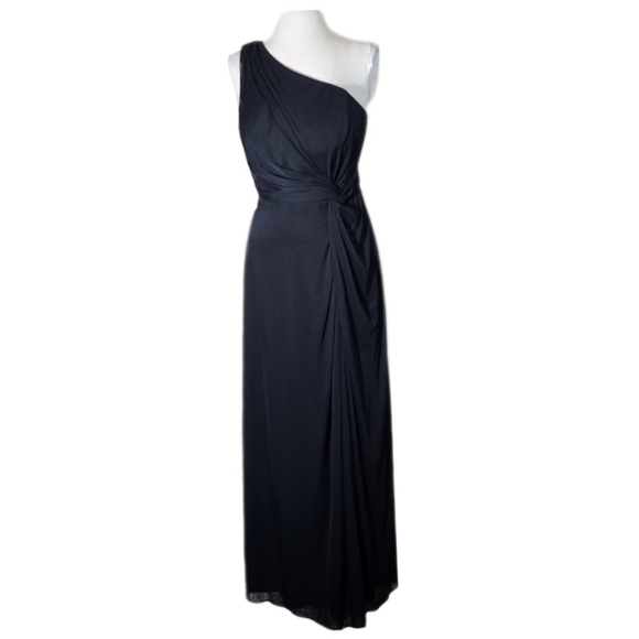 Dresses & Skirts - Azazi One Dress Vintage Shoulder Front Side Slit Formal Maxi Black Plus Size M